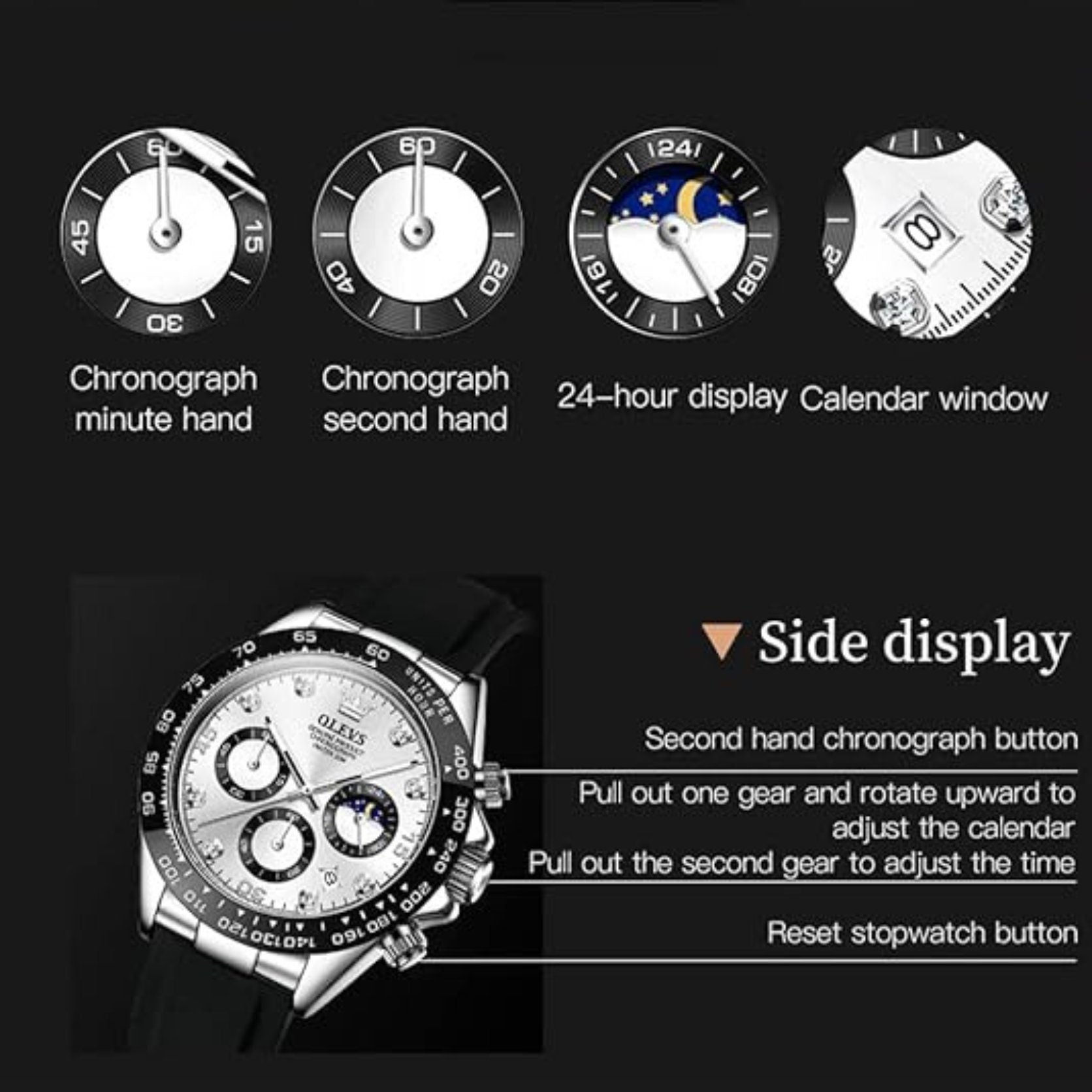Manike 2875 Chronograph Watch Manike 2875 Chronograph Watch
